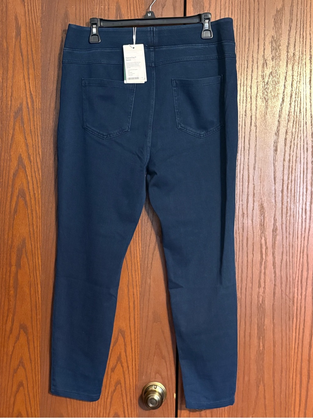 HALARA Deep Navy Pull-On Stretch Jeggings . 1X
